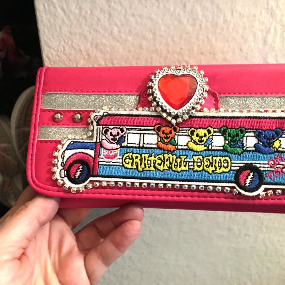 Grateful Dead Bears Wallet - Handmade NEW